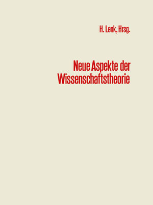 cover image of Neue Aspekte der Wissenschaftstheorie